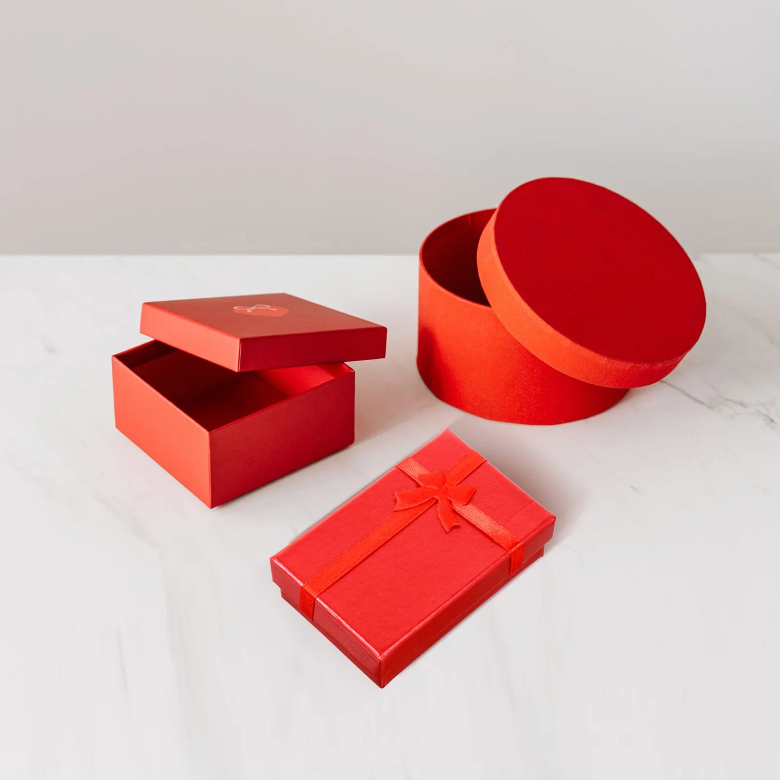 

Gift Packaging Box Jewelry Box Gift Cases with Bowknot Gift Treat Boxes Jewelry Organizer