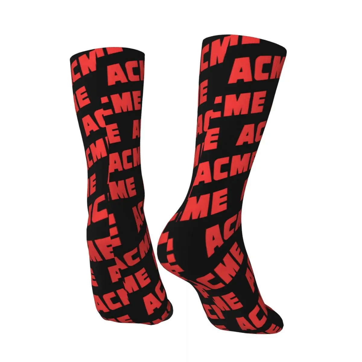 Funny Crazy compression Fantastic Sock for Men Hip Hop Harajuku ACME Happy Quality Pattern Printed Boys Crew Sock Casual Gift