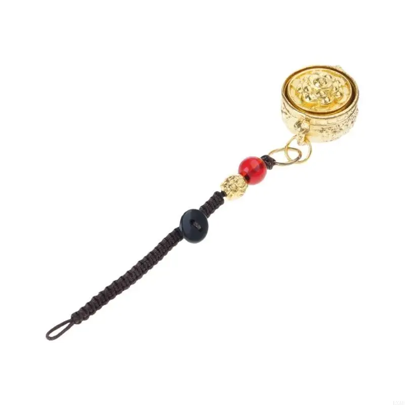 Porte-clés élégant en forme bassin trésor, pendentif en forme d'animal accrocheur, conçu pour l'appréciation culturelle