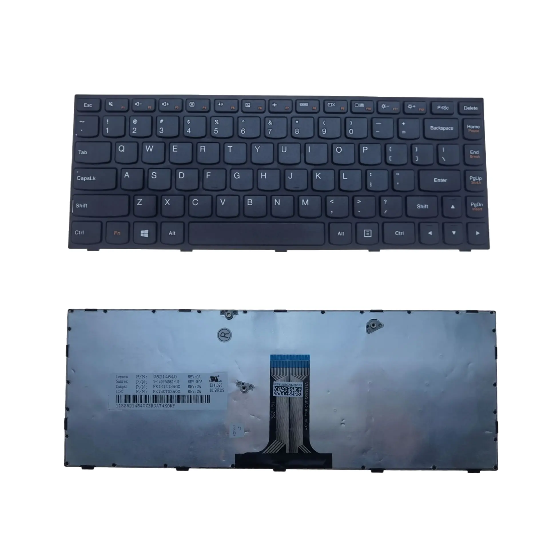 New US Laptop Keyboard For Lenovo IdeaPad Z40-70 Z40-75 B40-30 G40-70 Flex 2 14 Flex 2 14D 25214540 PK1314I3A00