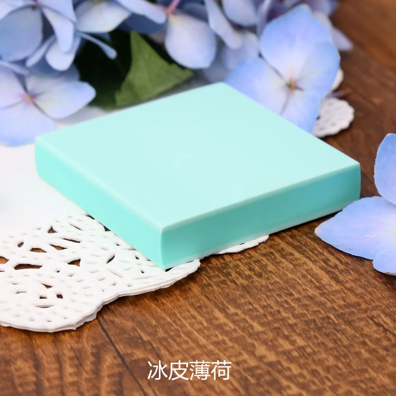 Color Cute Thickened Square Rubber Brick 3-layer Sandwich Environment-friendly Odor-free Carved Rubber Stamp Material 5x5x1cm