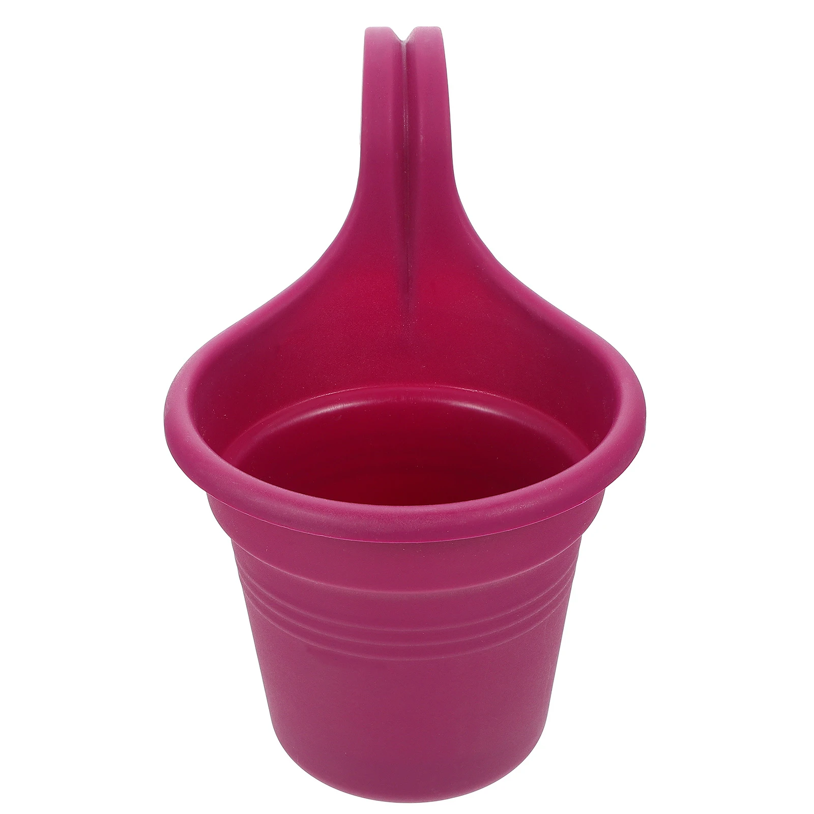 

Wall Hanging Flower Pot Fence Planting Bucket Balcony Holder Mini WallMounted Planter Vase Decor