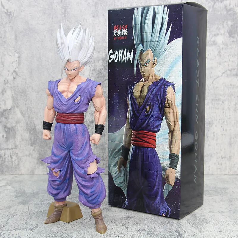 Figuras de Dragon Ball Z Son Gohan, 33cm, figura de Anime, bestia Gohan Gk, estatua, modelo de Pvc, colección de muñecos, decoración de escritorio, juguetes, regalos
