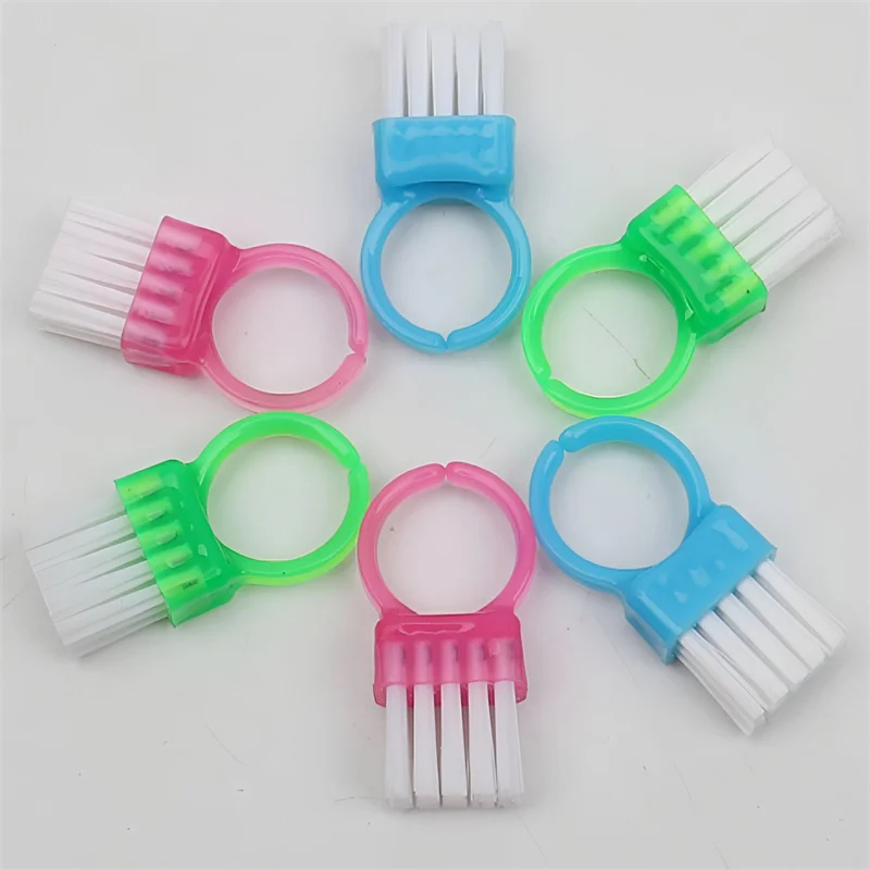 10/20 szt. Pędzli w kształcie pierścienia do czyszczenia paznokci Profesjonalne narzędzie do usuwania żelu do paznokci, pudru i pyłu do paznokci Salonowe pędzle do czyszczenia paznokci