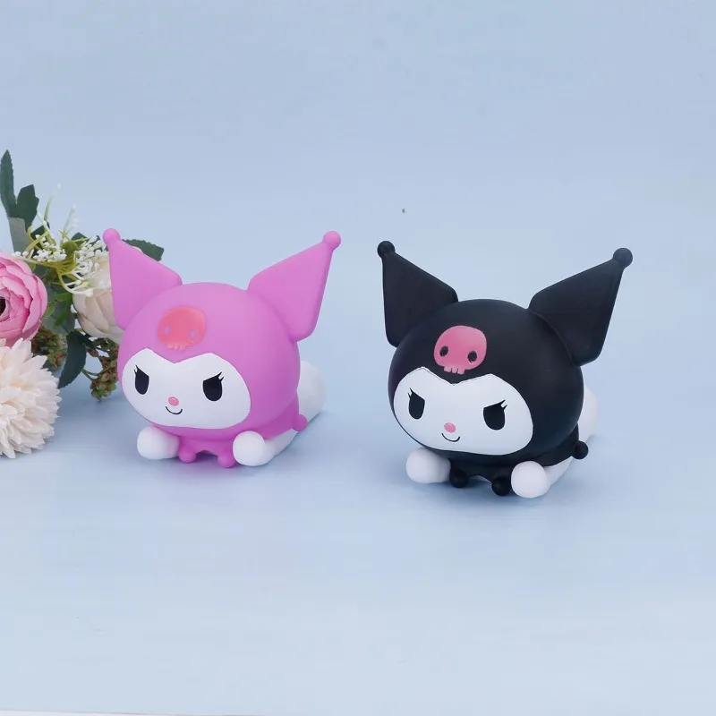 Kuromi أنيمي Kawaii سانريو الأطفال حامل هاتف لطيف الكرتون سيارة زخرفة حامل هاتف تزيين مُثبت هدايا للأطفال
