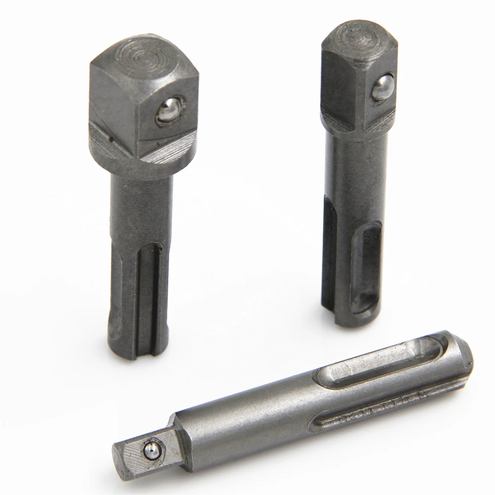 المطرقة تحويل مشترك مفك كهربائي رئيس SDS مقبض ربط قضيب تأثير الحفر تشاك كم محول أداة الملحقات