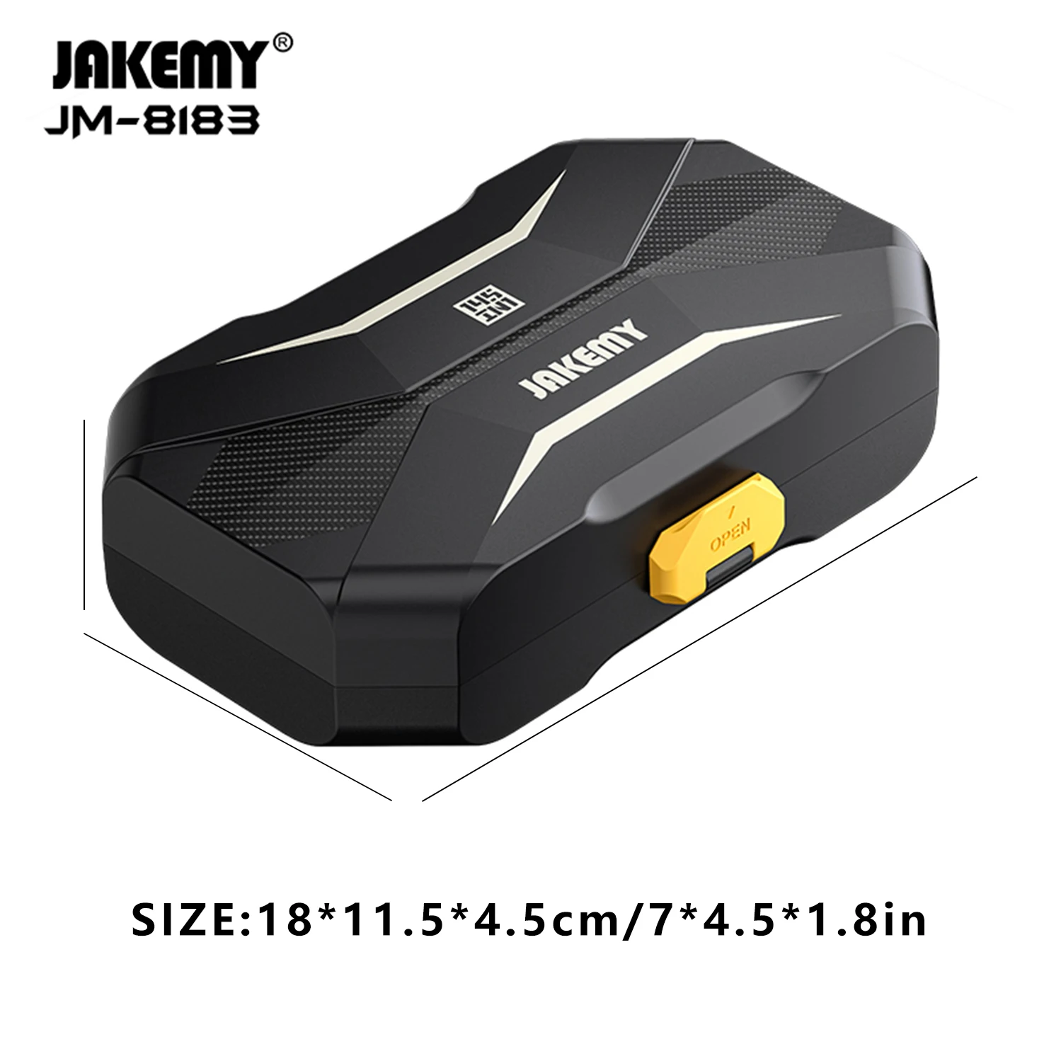 Alternativa Padrão da Indústria: Conjunto de Chave de Fenda de Precisão 145 em 1 CRV JAKEMY, Competindo com JAKEMY JM - 8183, Conquering iPhone