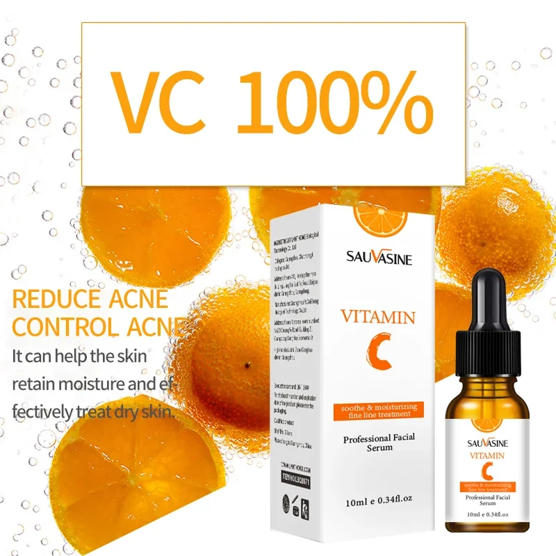 

Vitamin C Serum for Face Whitening face Serum Dark Spot Remover Brighten Skin Facial Essence Korean Skin Care Products Skincare