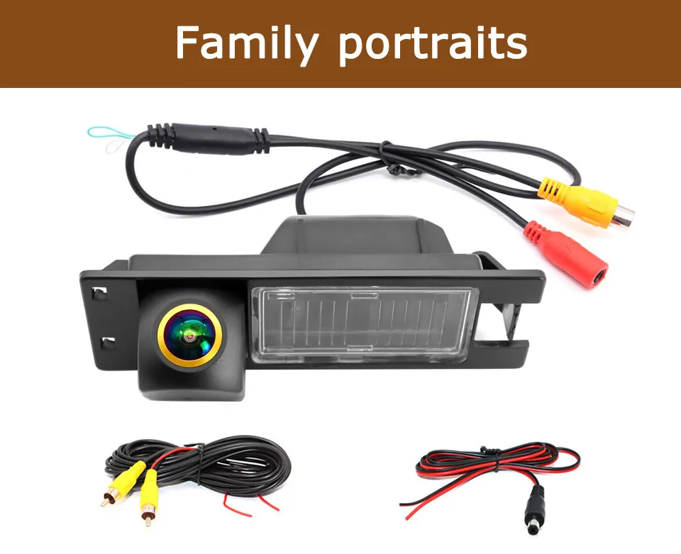 AHD 1080P Auto Rückansicht Kamera für Opel Astra H J Corsa Meriva Zafira Insignia FIAT Grande CCD Reverse dynamische Flugbahn Kamera – Detail 6