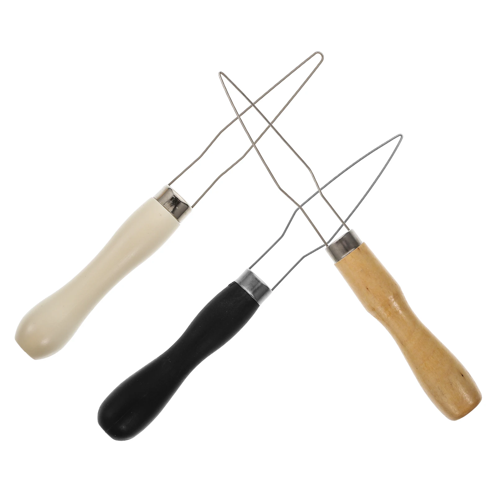 

3pcs Aid Tool Button Assist Device Plastic White Black Wood Handle for Elderly Arthritis Patients Zipper