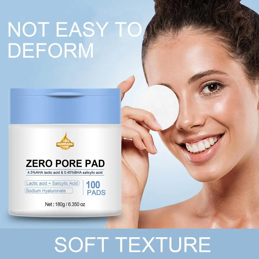 

Salicylic Acid Cotton Pads Shrink Pores Blackhead Remover Cleansing Face Oil Pads Soothing Exfoliating Control Softens Cuti T2M0