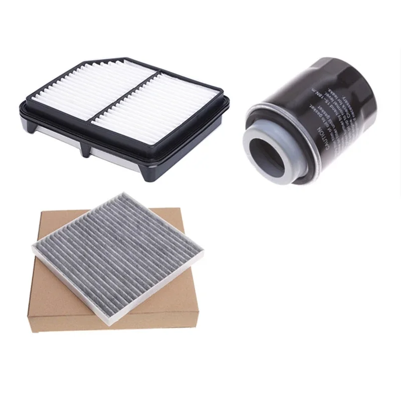 3pcs/kit Filter Set for FAW Besturn X40 1.6L Air Filter&Oil Filter&Cabin Filter