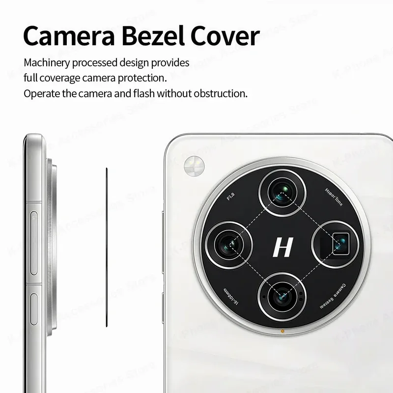 حامي عدسة معدني لهاتف Oppo Find X8 Pro Ultra Pro غطاء حلقة كاميرا من سبائك الألومنيوم الخلفي #3