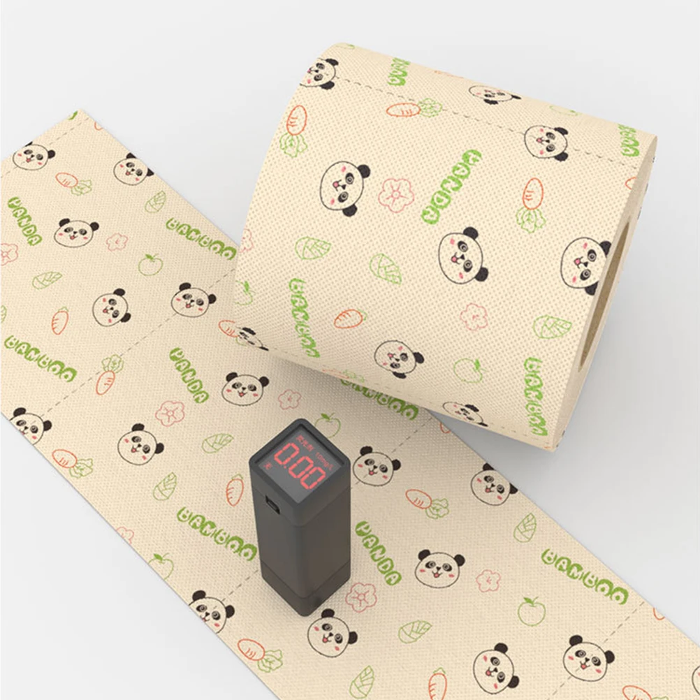 Panda Print Bamboo Pulp Toilet Tissues Hand Towels Kitchen Bathroom Cover Patterned Decorations Soft Longlasting