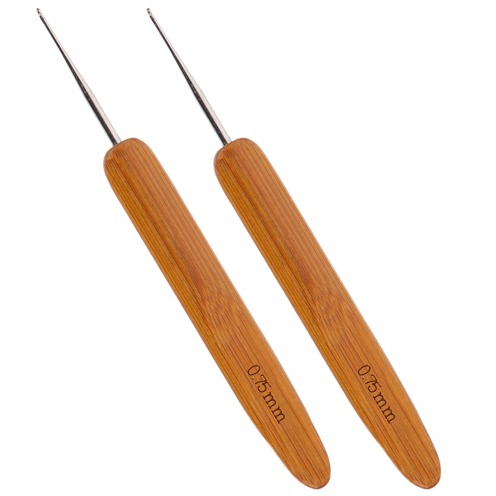 MeaccelerSystem-Crochet en bambou à pointe unique, 2 pièces