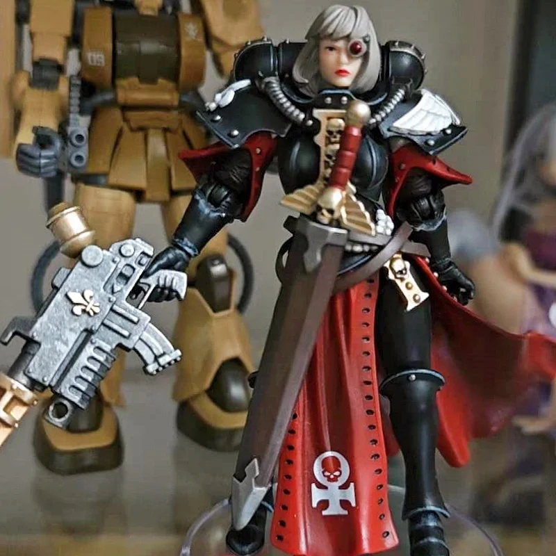 

JOYTOY Warhammer 40k Adepta Sororitas Battle Sister Sister Noyalle Superior Kassia Jurel Ludwenna Saelon Action Model Figure Toy
