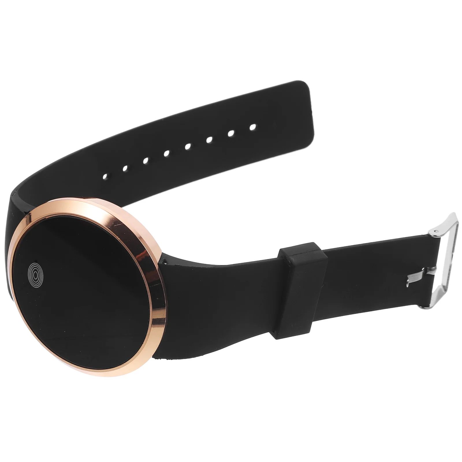 

Led Electronic Watch Black Pu Band Touch Screen Digital Display Alloy Fashion Unisex Wristwatch Gift For Birthday Party