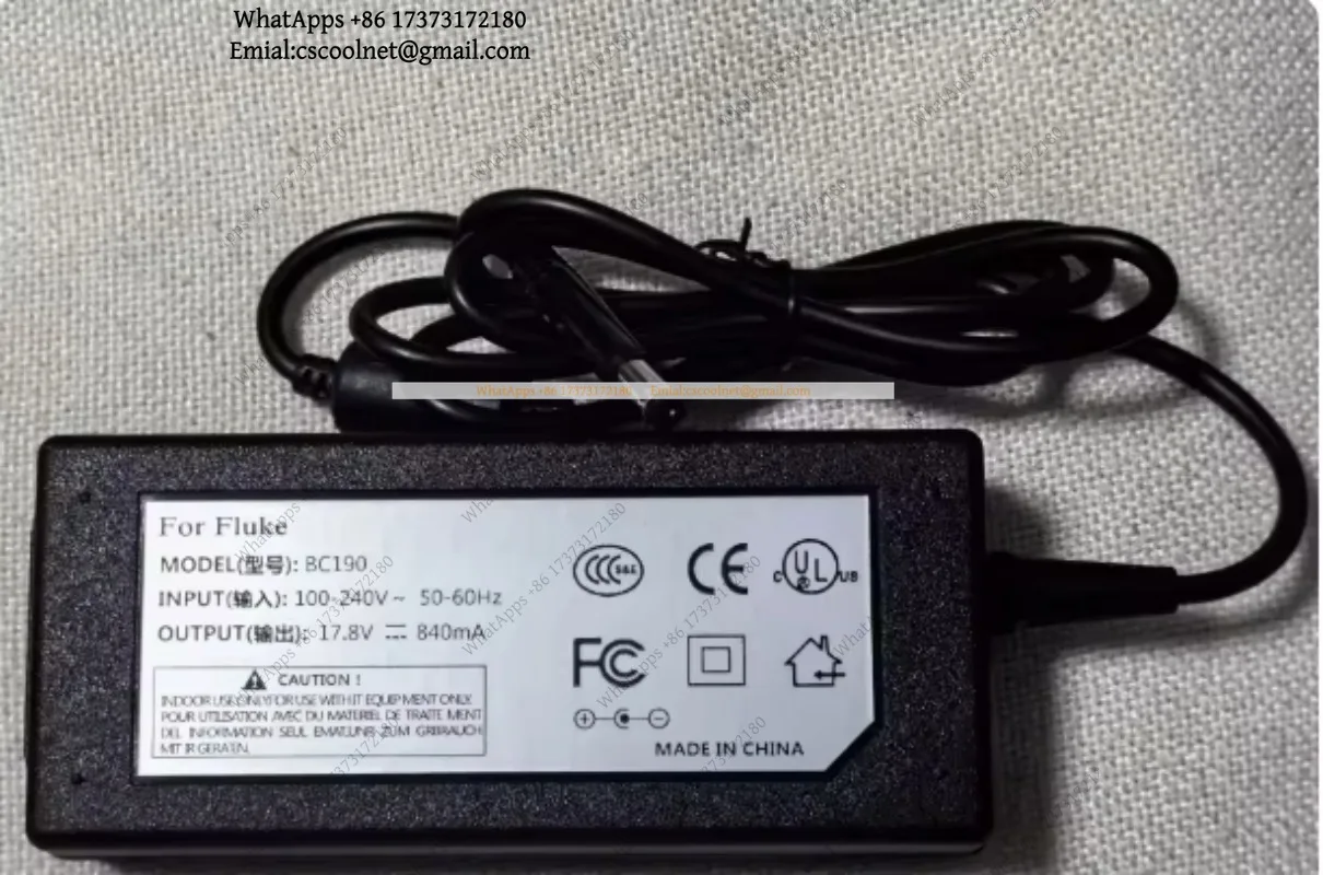 Universal power adapter with cord & plug, compatible replacement for BC190 series battery charger BC190/806 BC190/808 BC190/813