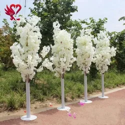 5pcs 10pcs Wedding Decoration 5ft Tall slik Artificial Cherry Blossom Tree Roman Column Road Leads For Wedding party Mall Open