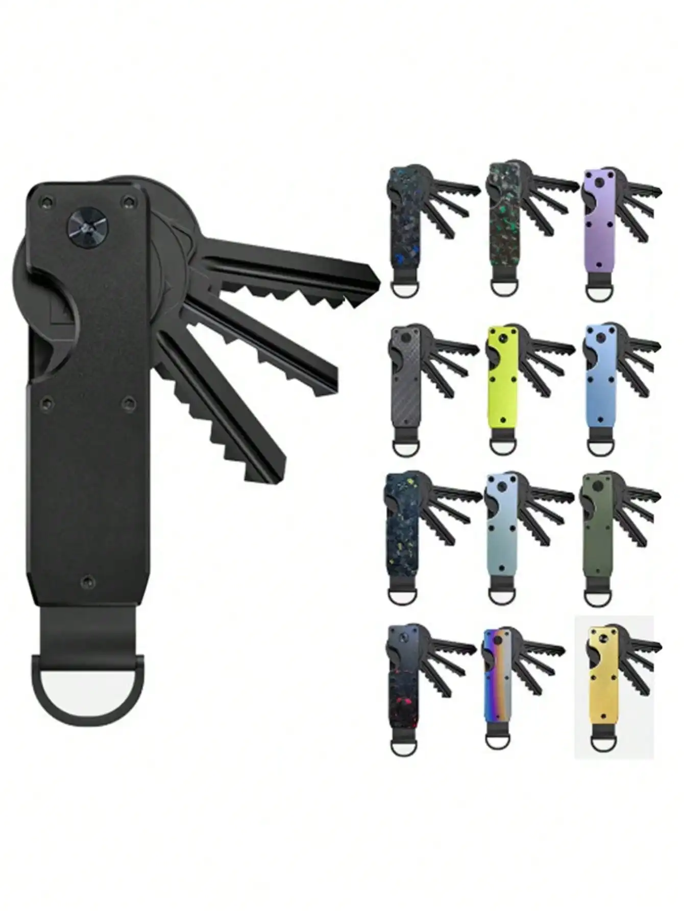 Metal Keychain, Aluminum Alloy Key Organizer, Best Gift For Men And Women image 2