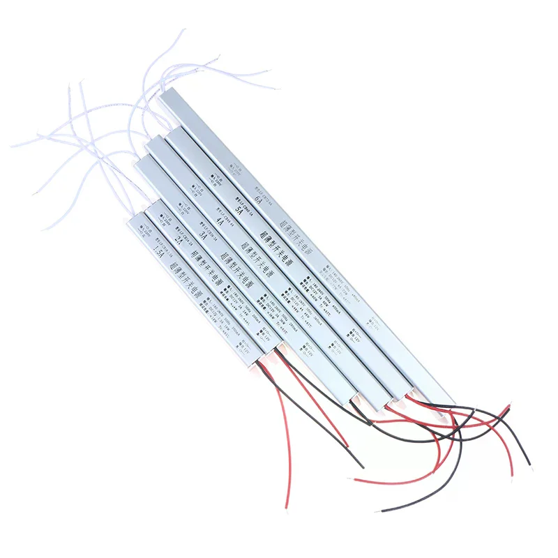 DC12V Thin Switching Power 220V LED Driver Power Supply Lighting Transformer For LED Strip 18W 24W 36W 48W 60W 72W