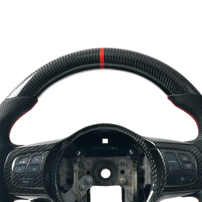 Customized For 2006 2008 2010 2011 2013 2015 Mitsubishi Lancer Evolution EVO 10 Carbon fiber steering wheel