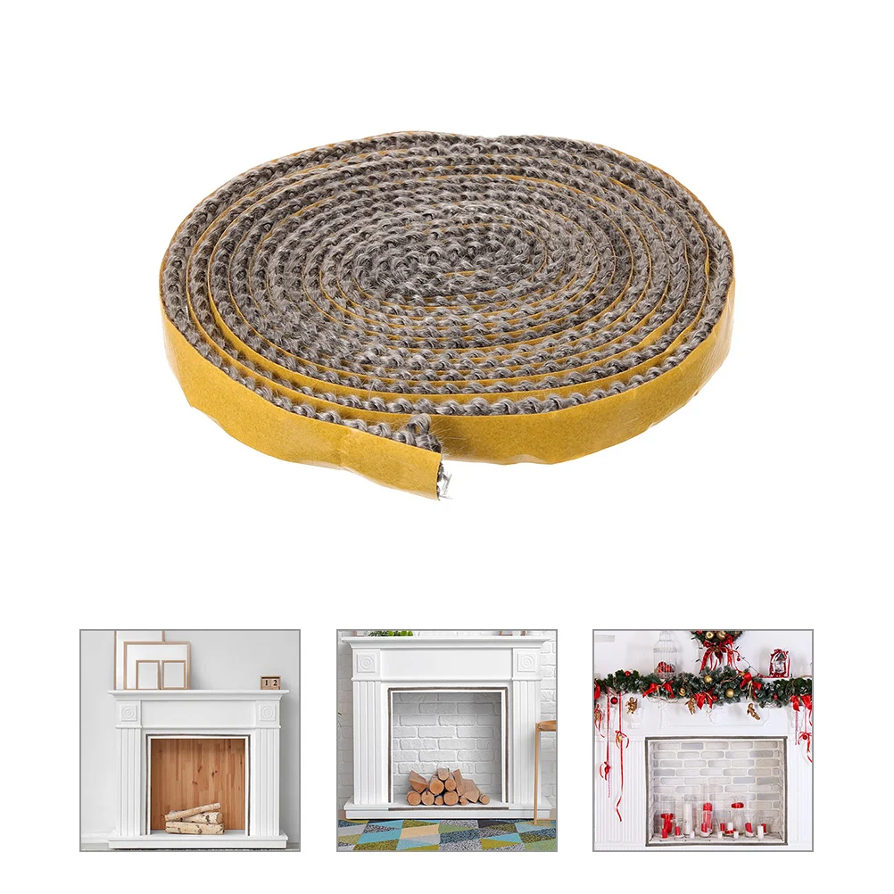 Fire Rope for Fireplace Gasket Tape Door Wood Stove Insulation Materials Kilns and Industrial Replacement Parts