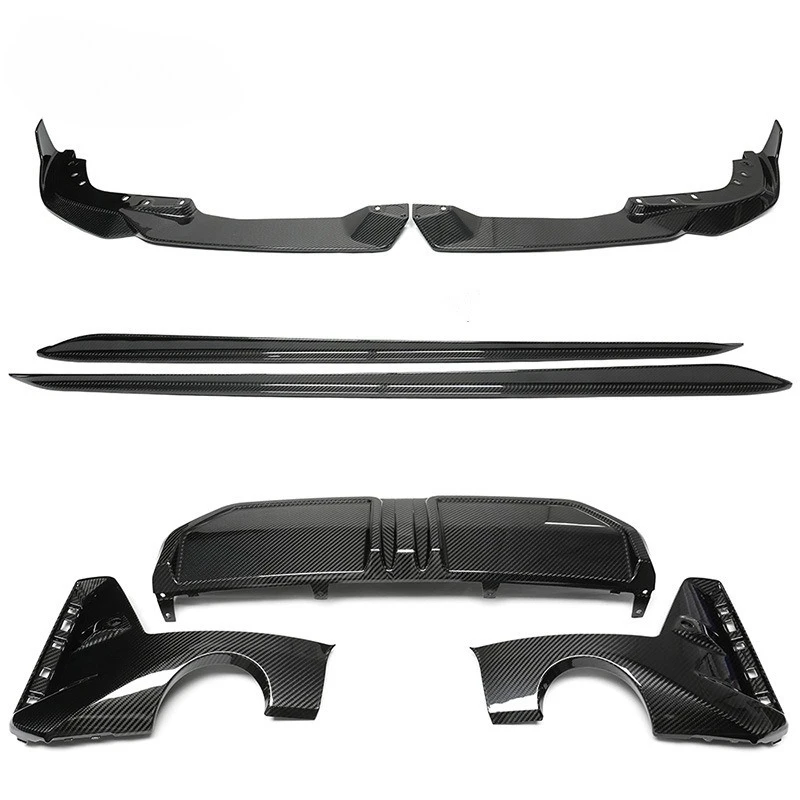 Modified carbon fiber small surround MP front lip side skirt rear lip front shovel