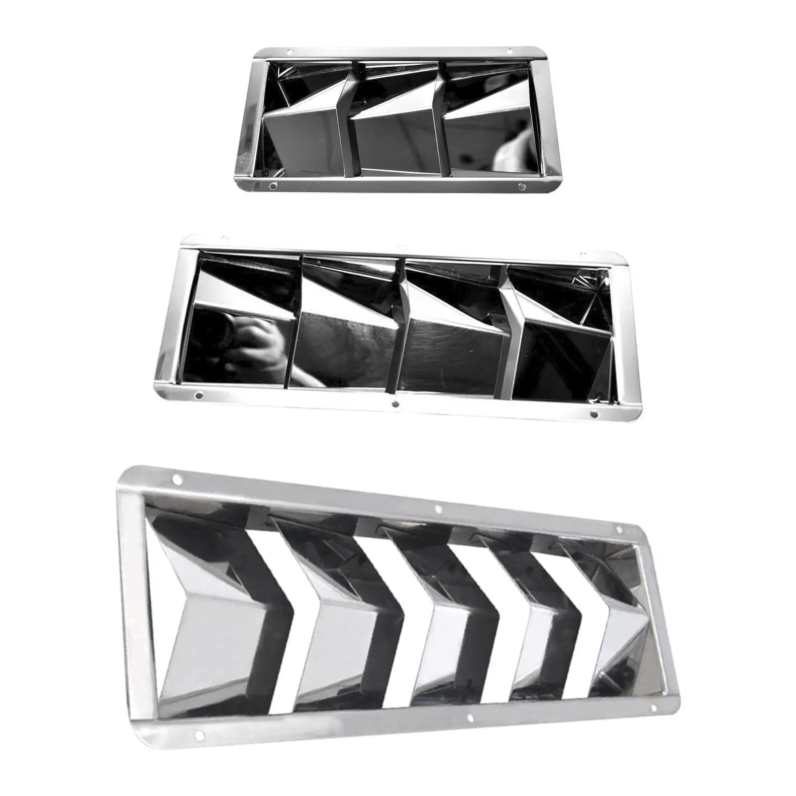 

Marine Boat Air Vent Louver Grill Cover Replacement Easy Installation Ventilation Louvered Air Grille for Ship Yacht Sailing