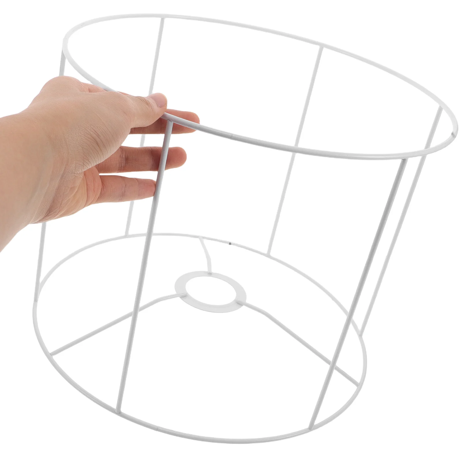 

Lamp Shade Frame Industrial Metal Diy Pendant Light Frame For E27 Holder Rustic Iron Wire Cage For Home Decor, Farmhouse