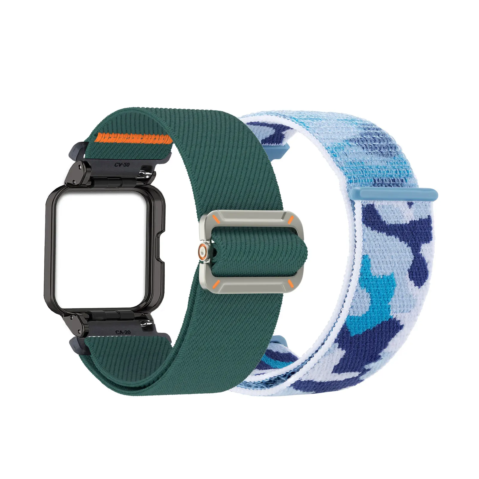 

2pcs Nylon Bands for Xiaomi Mi Watch Lite/Redmi Watch Band, Elastic Nylon Sports Strap