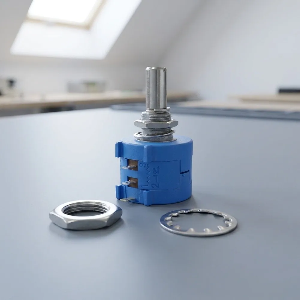 Multi-turn 10-turn Pot For Electronic Projects High Resolution Potentiometer Rated Power 2W Resistance Tolerance 5