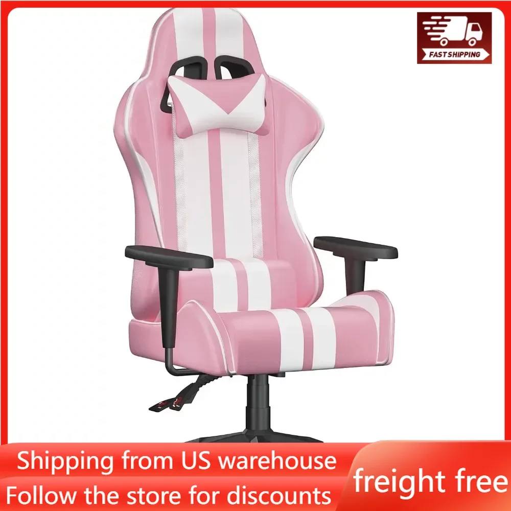 

Office Chair Cover Gaming Chair Office Chair Reclining High Back Leather Adjustable Swivel Rolling Ergonomic Video Game Chairs