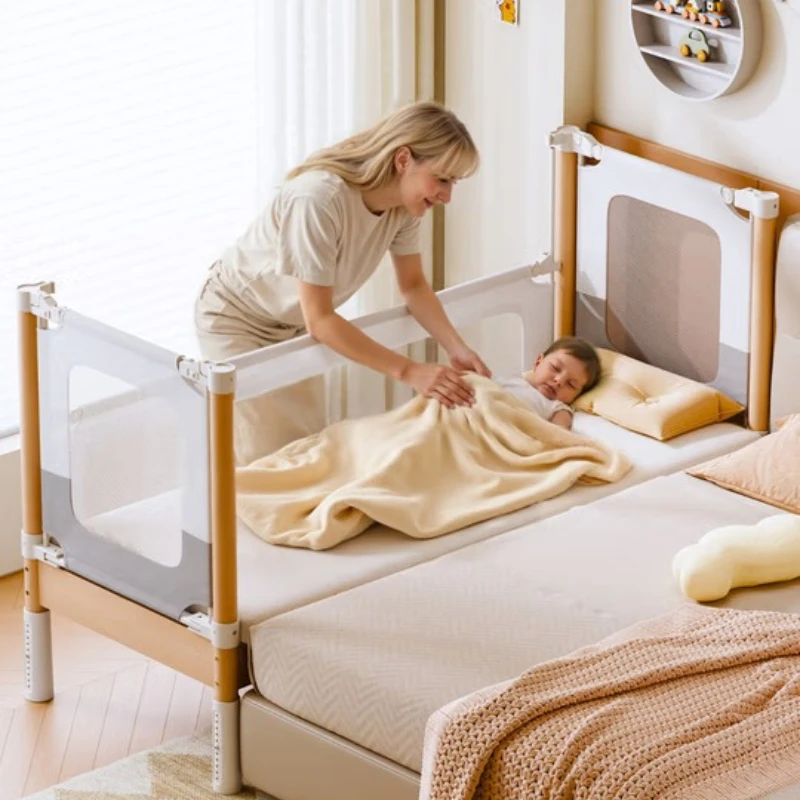 

Splicing beds, cribs, solid wood children's cots