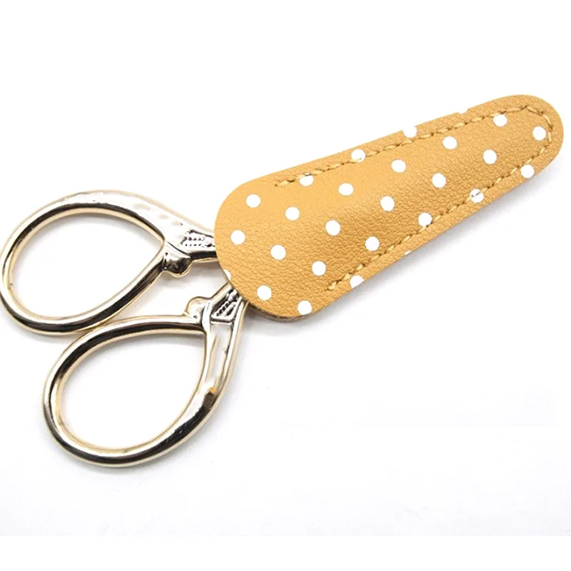 Scissors Sheath Safety Leather Scissors Cover Protector Sewing Scissor Sheath(3-Piece)