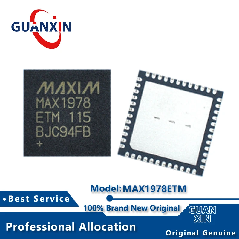 

100% New Electronic Marking MAX1978ETM MAX1978ETM+T MAX1978ETM+ TQFN-48 MAX1978