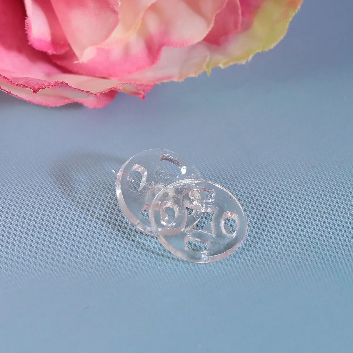 

1000pcs Transparent Snap Buttons 7Mm Round Plastic Sewing Fasteners For T-Shirt Clothes Diy Crafts Repair Clothing Accessories