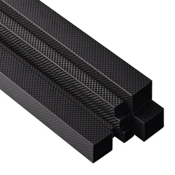 1 pz superficie pianura opaca lunghezza 800mm OD8mm 10mm 12mm 15mm 20mm 25mm 30mm 35mm 36mm 40mm 3K tubo quadrato rettangolare in fibra di carbonio