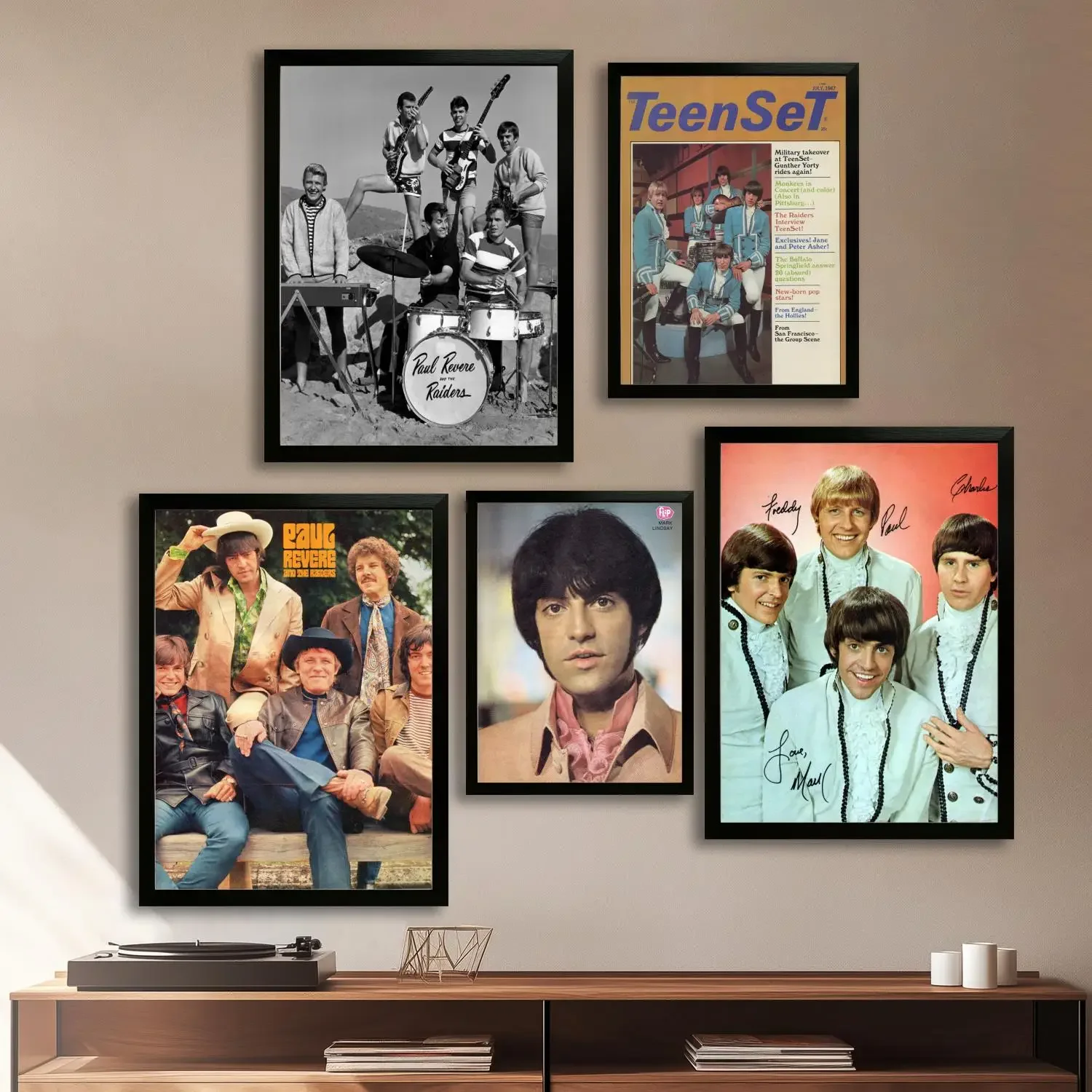 Paul Revere and The Raiders Canvas Art Poster and Wall Art, Picture Print, Modern Family Bedroom Decor,Decorative painting