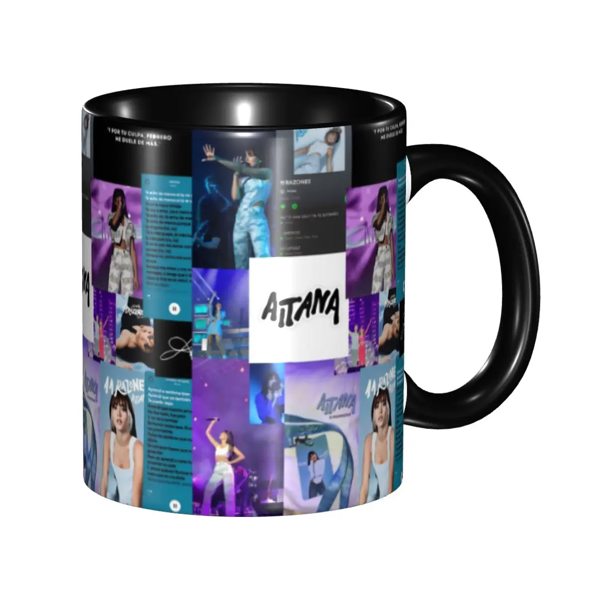 

Spanish Singer Aitanas Coffee Mug DIY Custom Ceramic Mug Cup Creative Gift