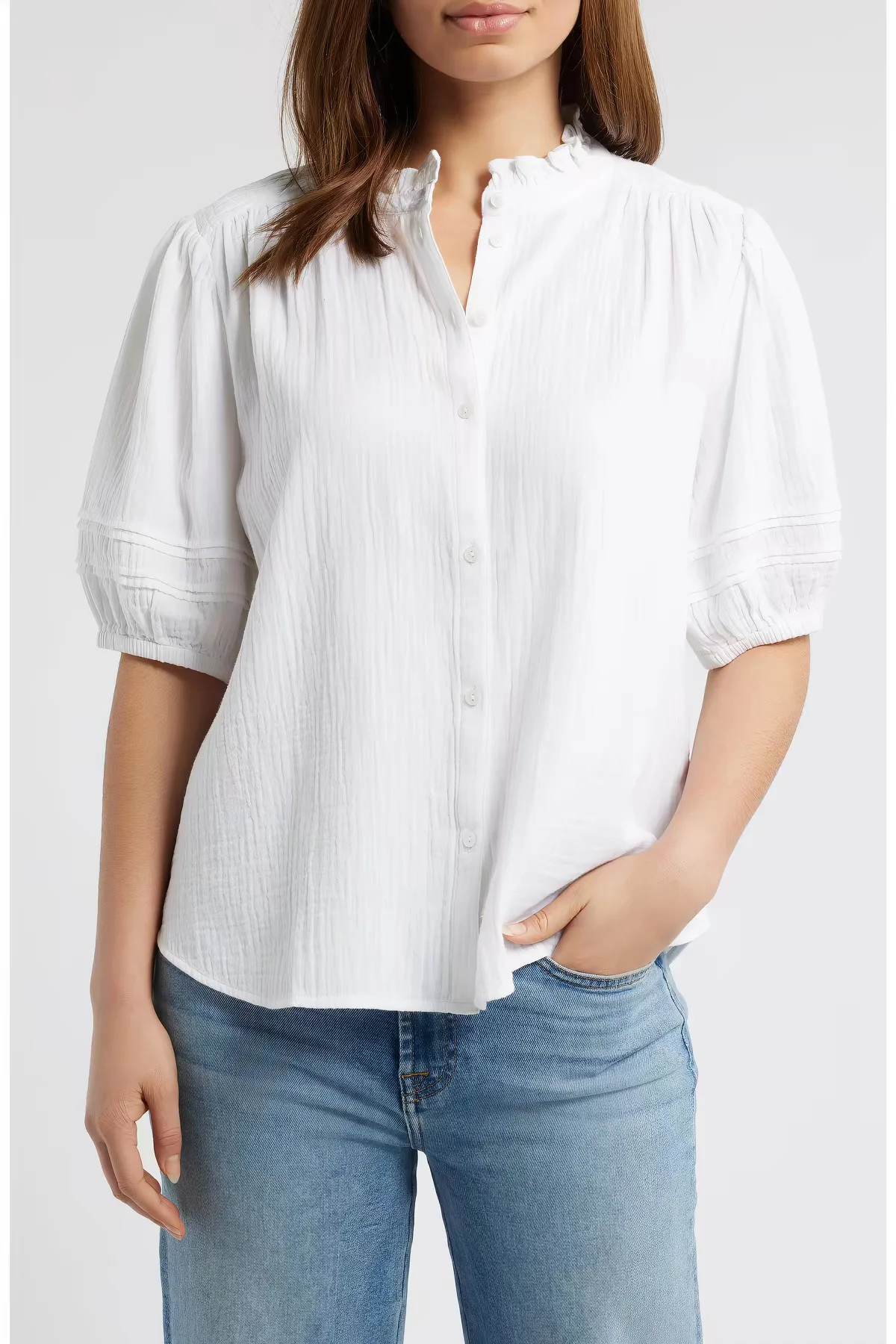Women's plus Size Cotton Linen T-shirt Vintage Art Loose Open Cardigan Top Summer Half Sleeve Shirt for Casual Wear