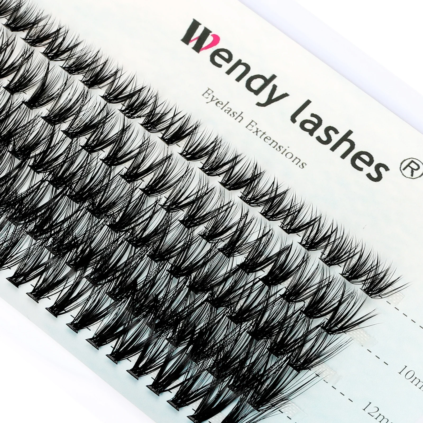 Wendy lashe Bundles Eyelash Extension Natural Russian Volume Faux Eyelashes Individual 10/20/30D Cluster False Lashes
