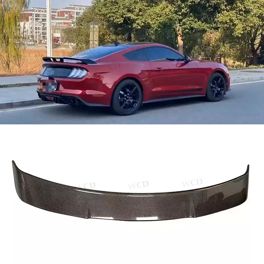 

Carbon Fiber GT350 Rear Spoiler For Ford Mustang 2015-2017 Rear Tail Wing Car Accessories