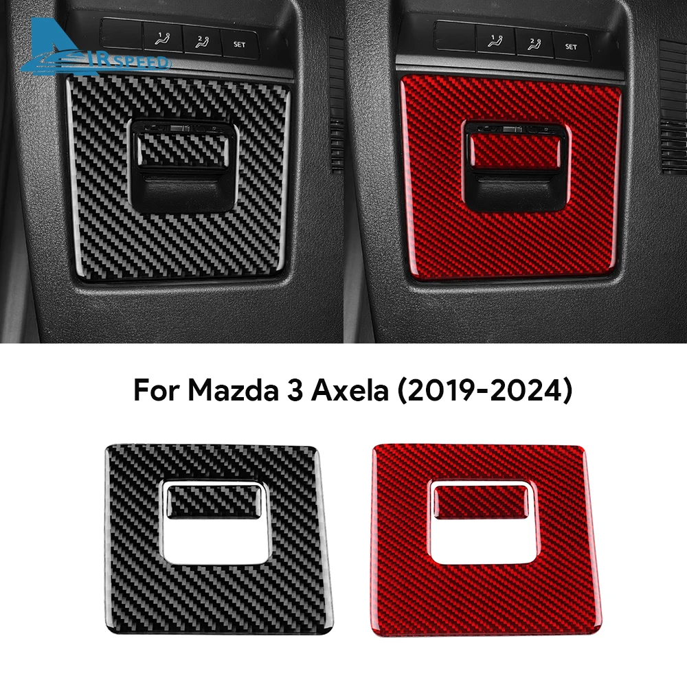 

Для Mazda 3 BP Axela CX30 CX-30 2019 2020 2021 2022 2023 2024 2025 Наклейка из настоящего мягкого углеродного волокна LHD Ящик для хранения водителя автомобиля