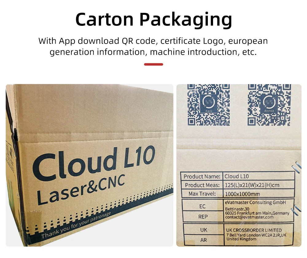 ماكينة القطع بالليزر 10 وات مطورة لمختلف المواد