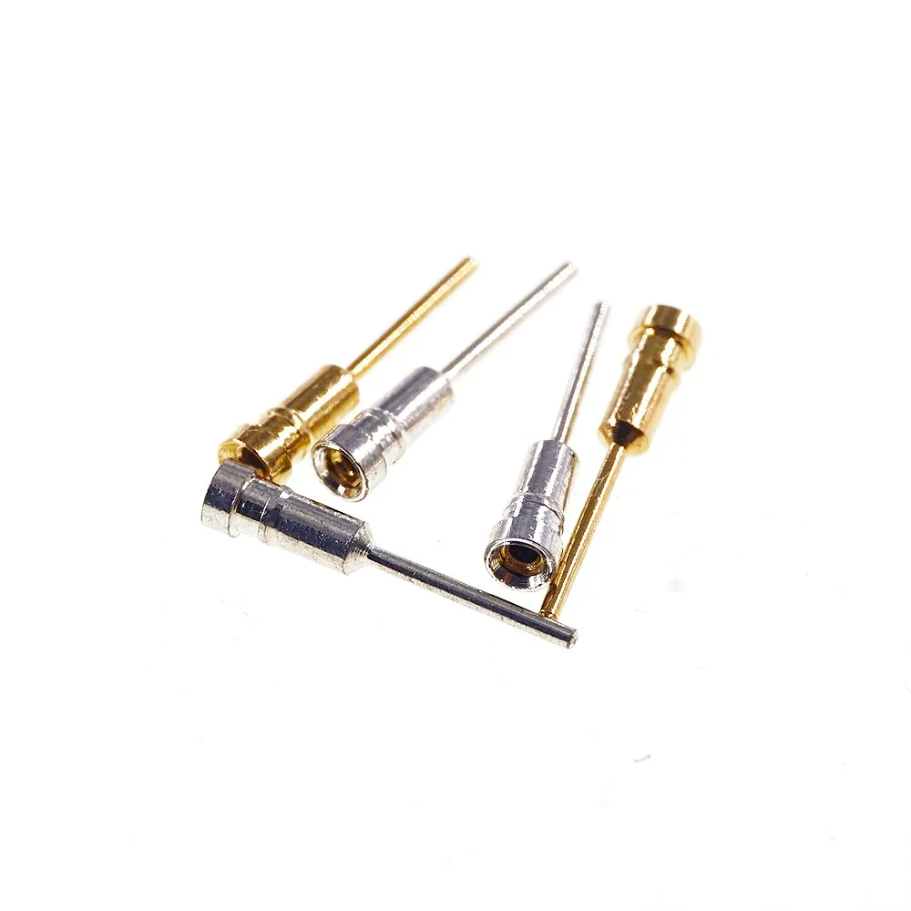 1000 Pcs LED Lamp Pins Hot Plug Socket for Cherry Mx Switch Keyboard Size Nickel or Gold plating machined Pin Length 9.70mm