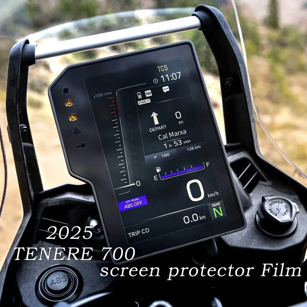

For Yamaha Tenere 700 T7 T700 2025- Screen protector film Motorcycle Dashboard Cluster TENERE 700 2025+ Screen protector film