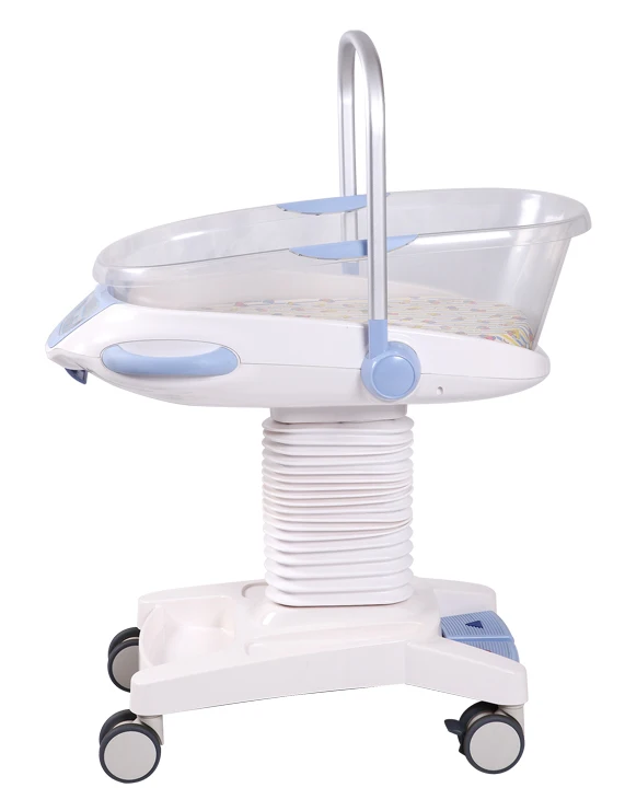 

Hospital Baby Bassinet, Medical Infant Bed with Wheels, Safe & Comfortable Newborn Cot for Hospital Maternity Ward