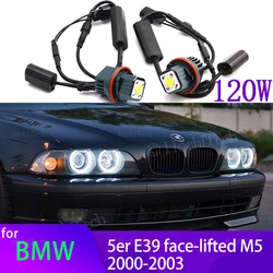 CANbus LED Angel Eyes Marker Light Bulb Error Free White for BMW 5 series E39 M5 face-lifted 520i 523i 525i 528i 530i 535i 00-03