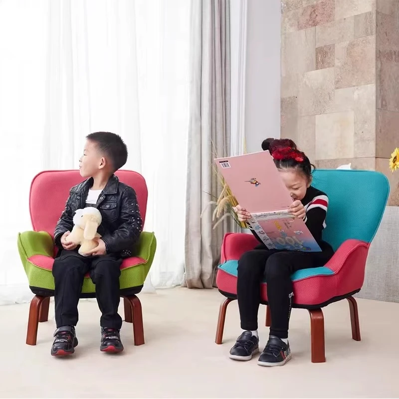 Foldable Kids Armchair with Washable Cover Cartoon Toddler Sofa for Reading Corner Children's Bean Bag Chair forNursery Playroom view 3